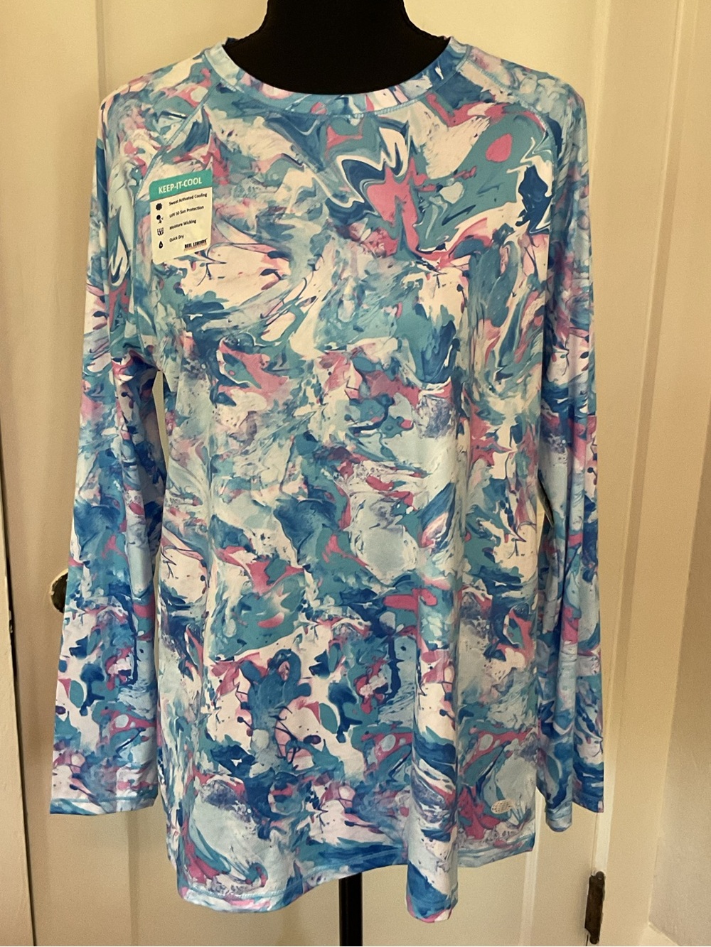 NWT Reel Legends sun block long sleeve shirt